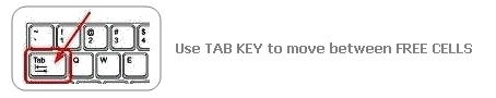 Use TAB key
