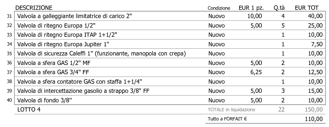 LOTTO 04