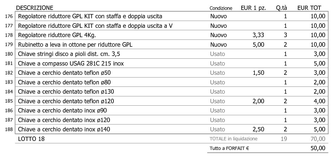 LOTTO 18